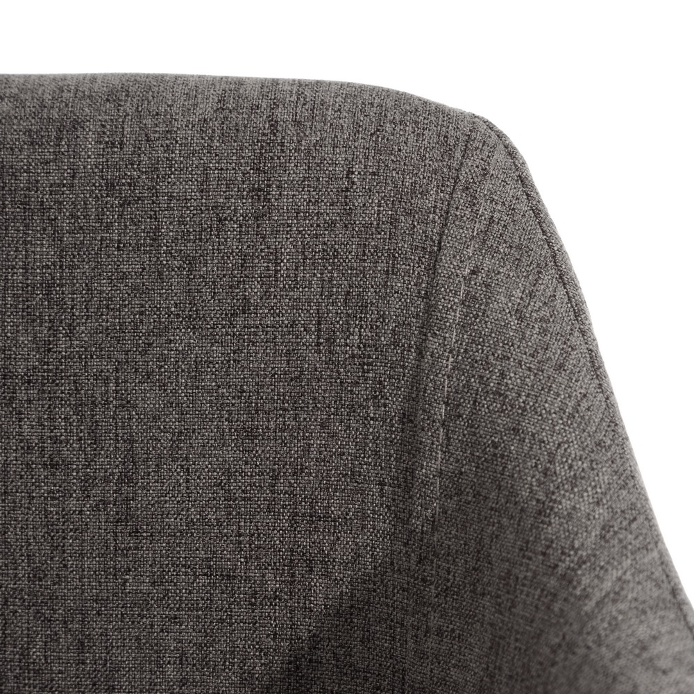 SILLA GRIS TEJIDO-METAL MODERNO SALÓN 52,50 X 53 X 77 CM - Imagen 5