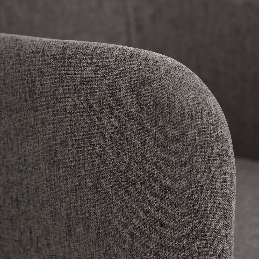 SILLA GRIS TEJIDO-METAL MODERNO SALÓN 52,50 X 53 X 77 CM - Imagen 6