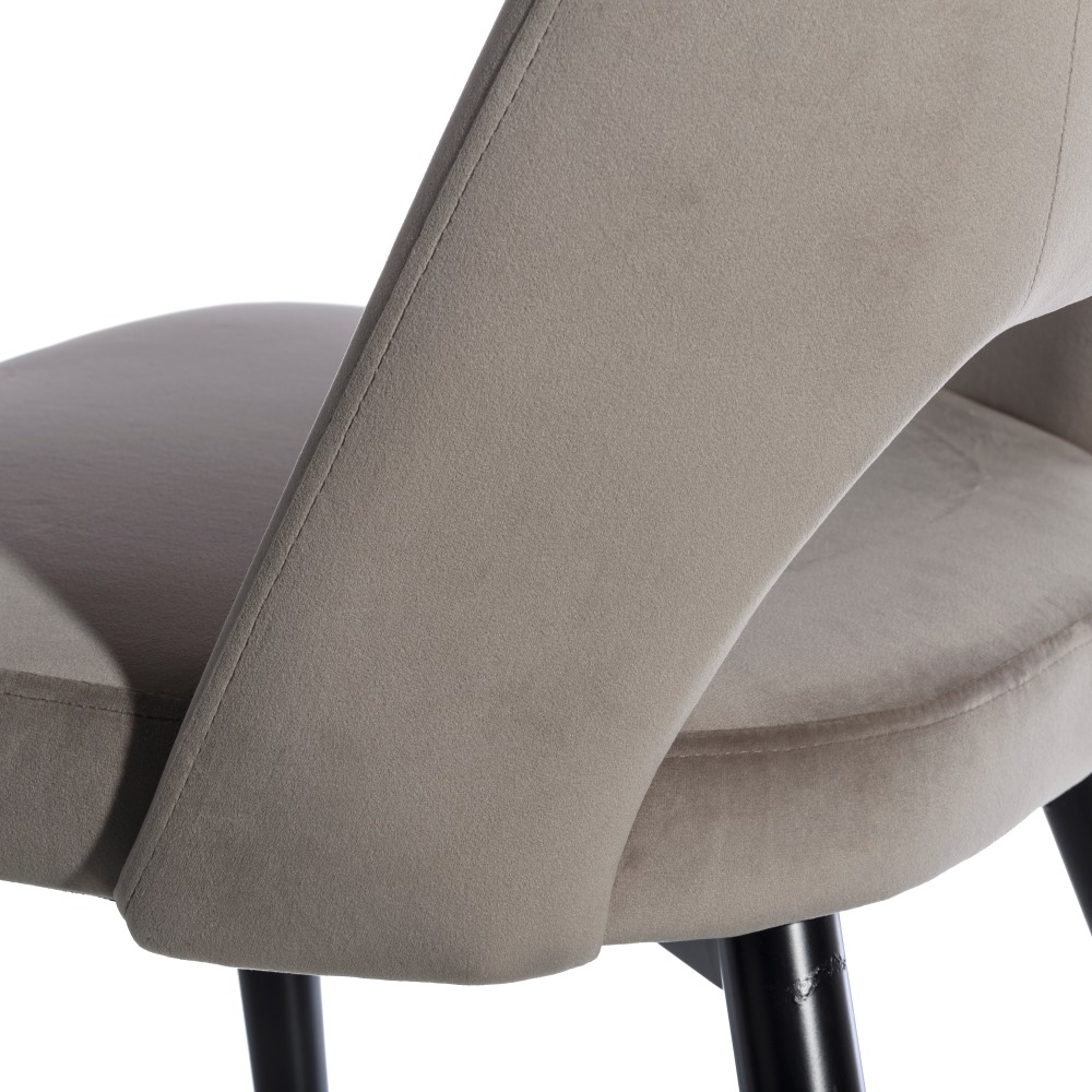 SILLA PLATA TEJIDO-METAL 45 X 46 X 83 CM - Imagen 4