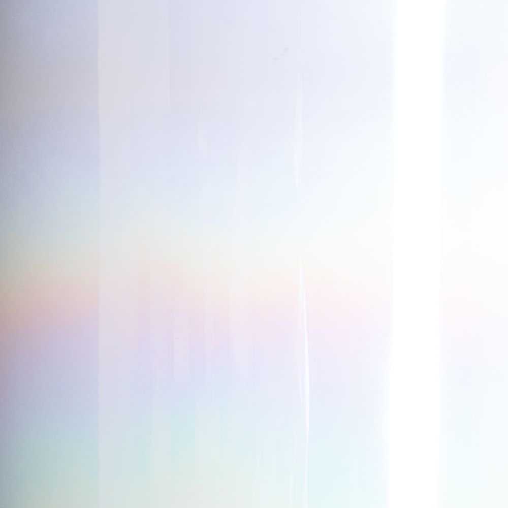 JARRÓN BLANCO NACARADO CRISTAL 24,50 X 24,50 X 50 CM - Imagen 3