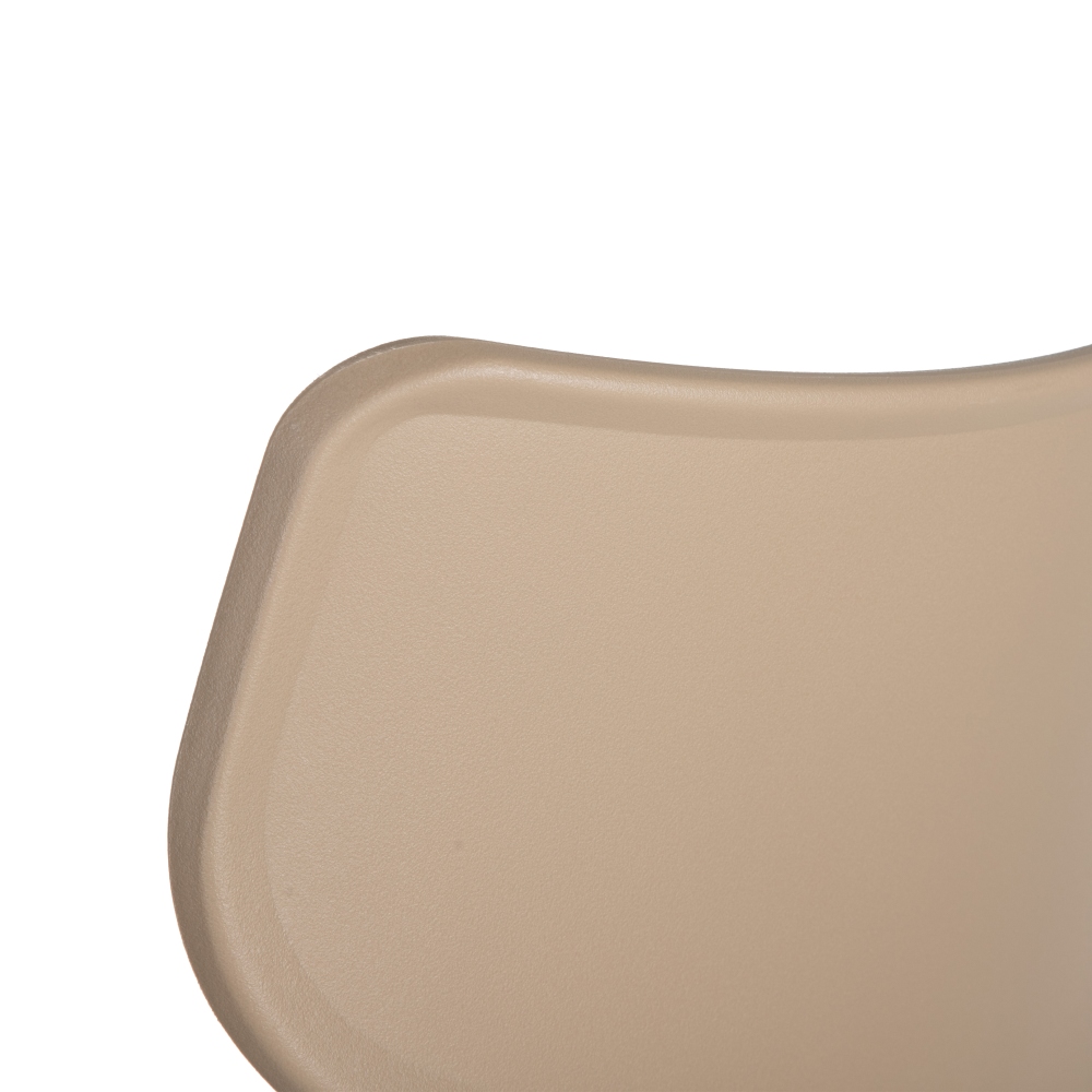 SILLA BEIGE POLIPROPILENO 47 X 41 X 83,50 CM - Imagen 5