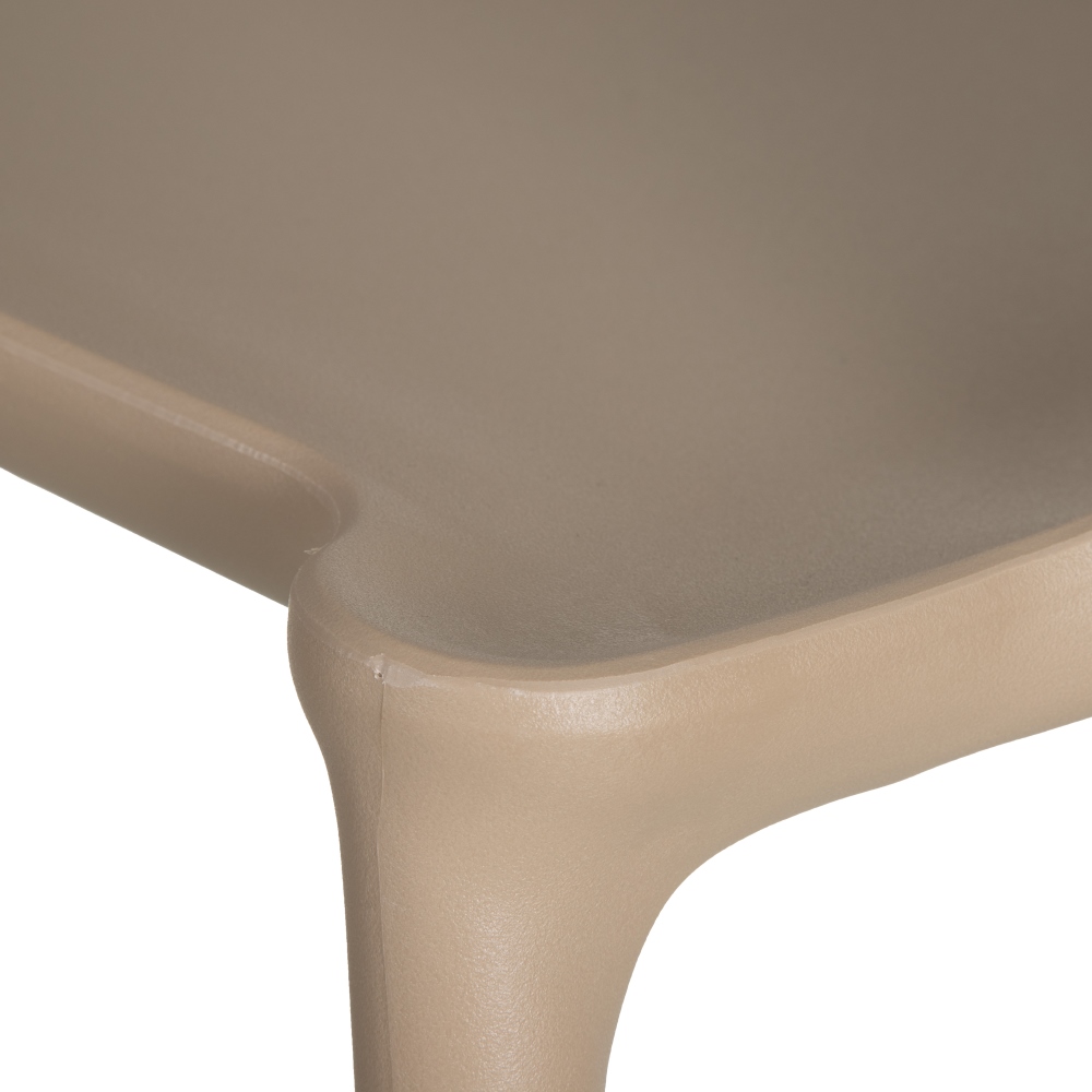 SILLA BEIGE POLIPROPILENO 47 X 41 X 83,50 CM - Imagen 6