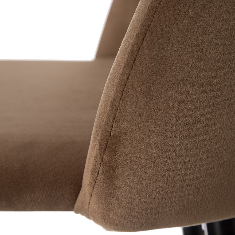 TABURETE ALTO MARRÓN TEJIDO-METAL SALÓN 40,20 X 48,20 X 102 - Imagen 5