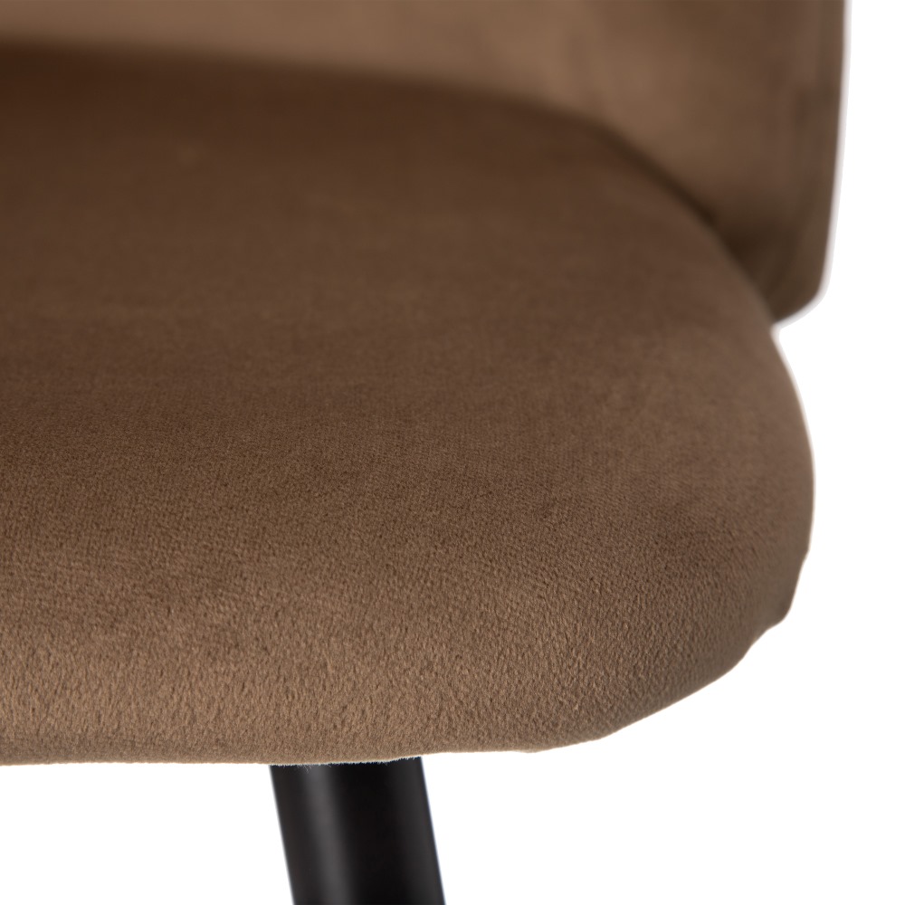 TABURETE ALTO MARRÓN TEJIDO-METAL SALÓN 40,20 X 48,20 X 102 - Imagen 6