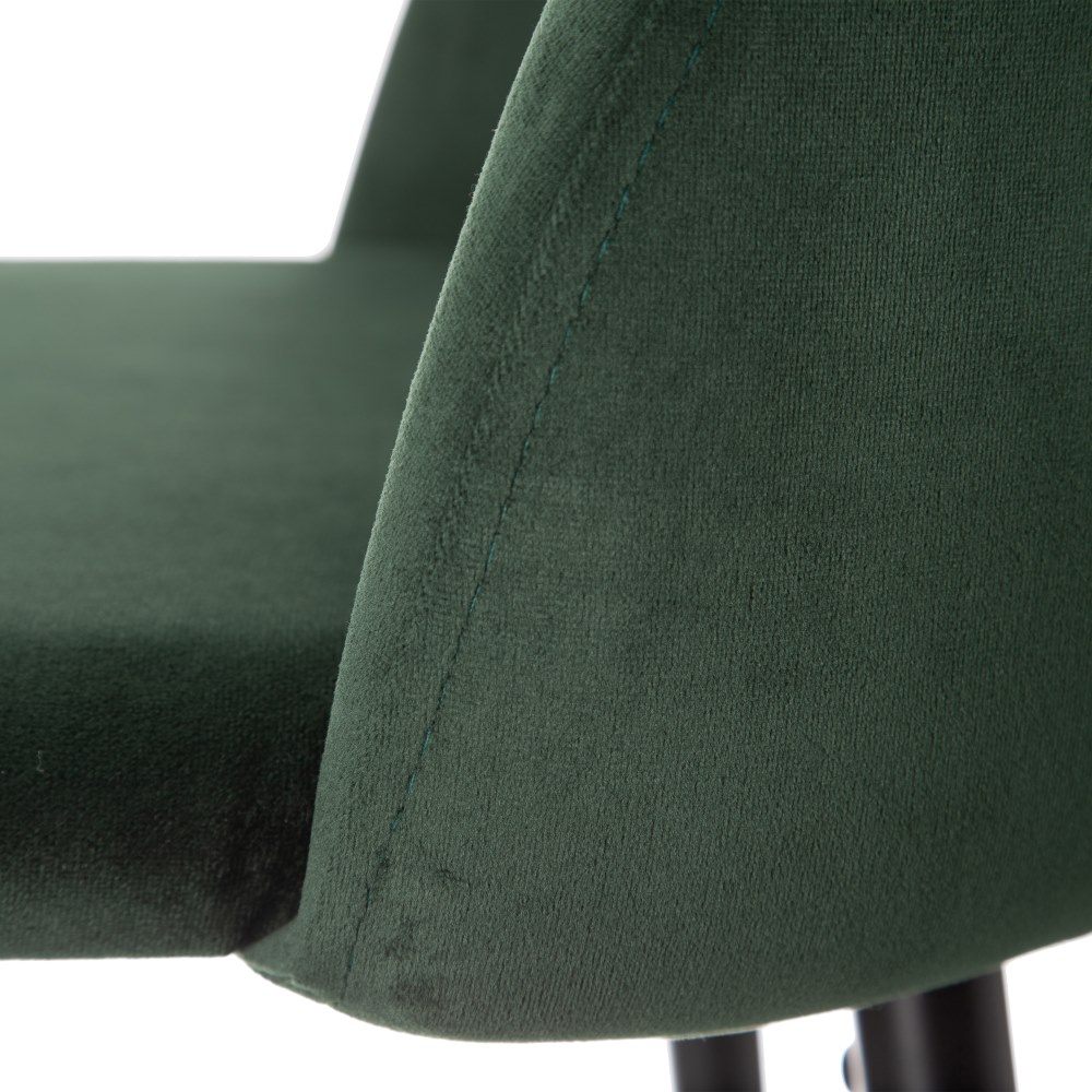 TABURETE ALTO VERDE OSCURO TEJIDO-METAL 40,20 X 48,20 X 102 - Imagen 5