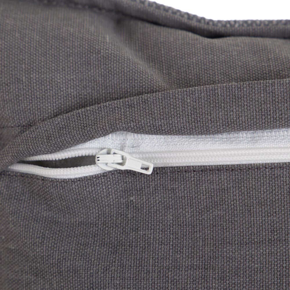 COJÍN GRIS OSCURO 100% ALGODÓN 45 X 45 CM - Imagen 5