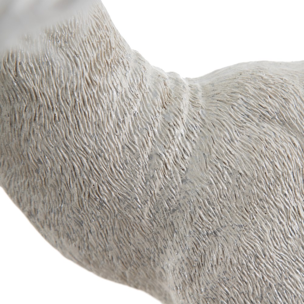 LÁMPARA MESA ANIMAL BLANCO POLIRESINA 61 X 26 X 55 CM - Imagen 5