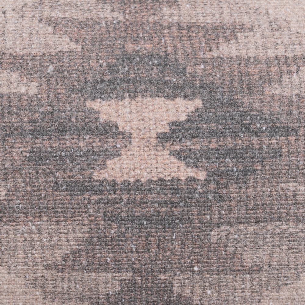 COJÍN GRIS-ROSA ALGODÓN DECORACIÓN 30 X 60 CM - Imagen 3