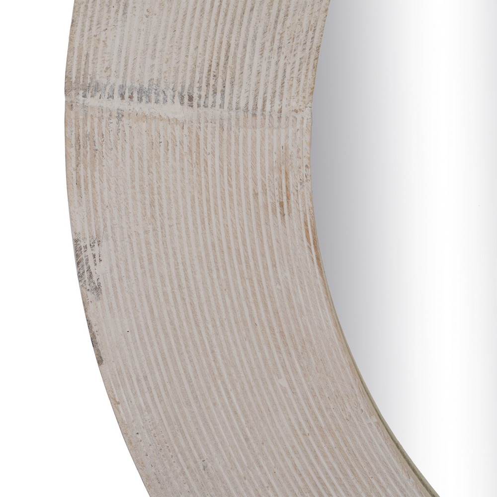 ESPEJO REDONDO MADERA DE MANGO 61 X 2,50 X 61 CM - Imagen 3