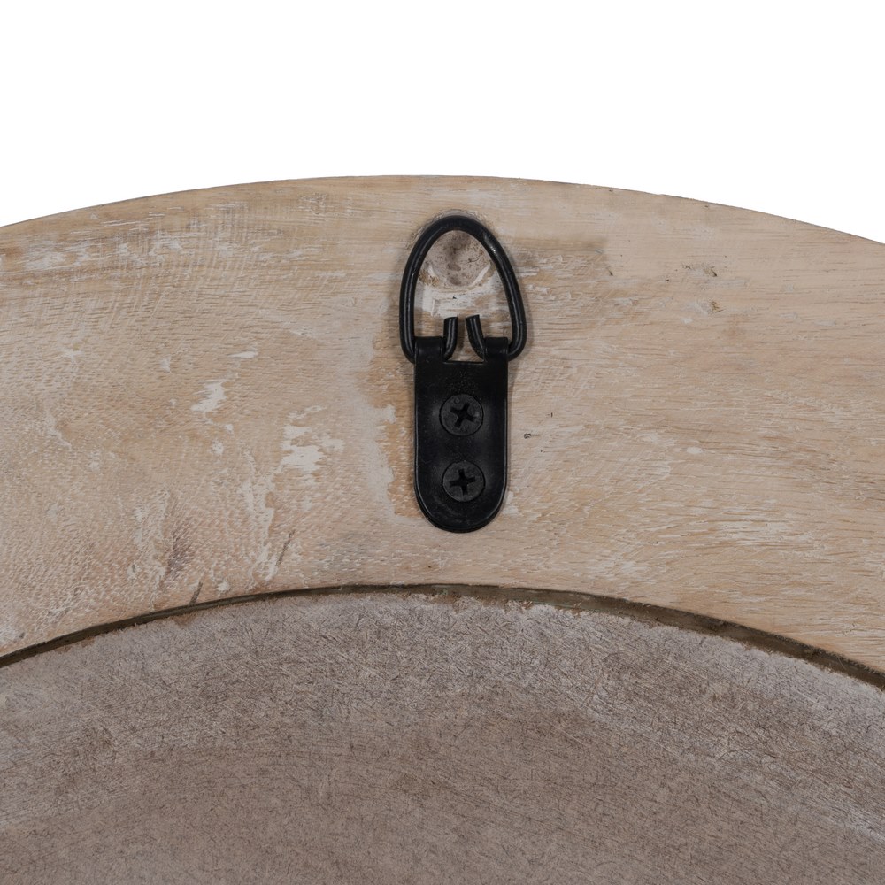 ESPEJO REDONDO MADERA DE MANGO 61 X 2,50 X 61 CM - Imagen 6