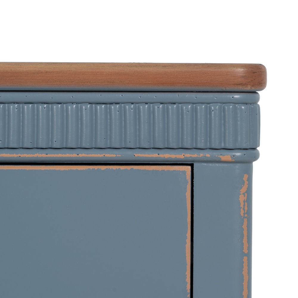 MESITA AZUL MADERA 50 X 38 X 72 CM - Imagen 5