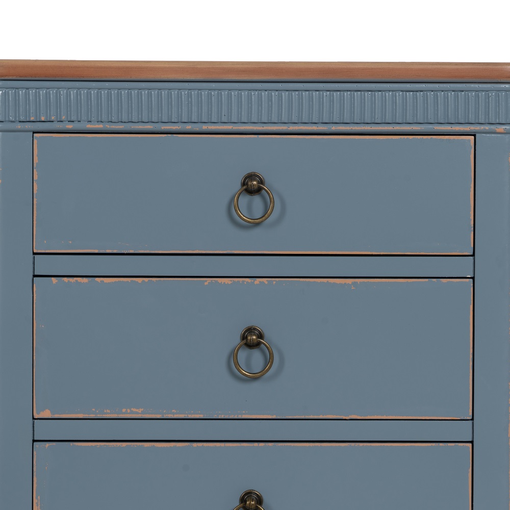 MESITA AZUL MADERA 50 X 38 X 72 CM - Imagen 6