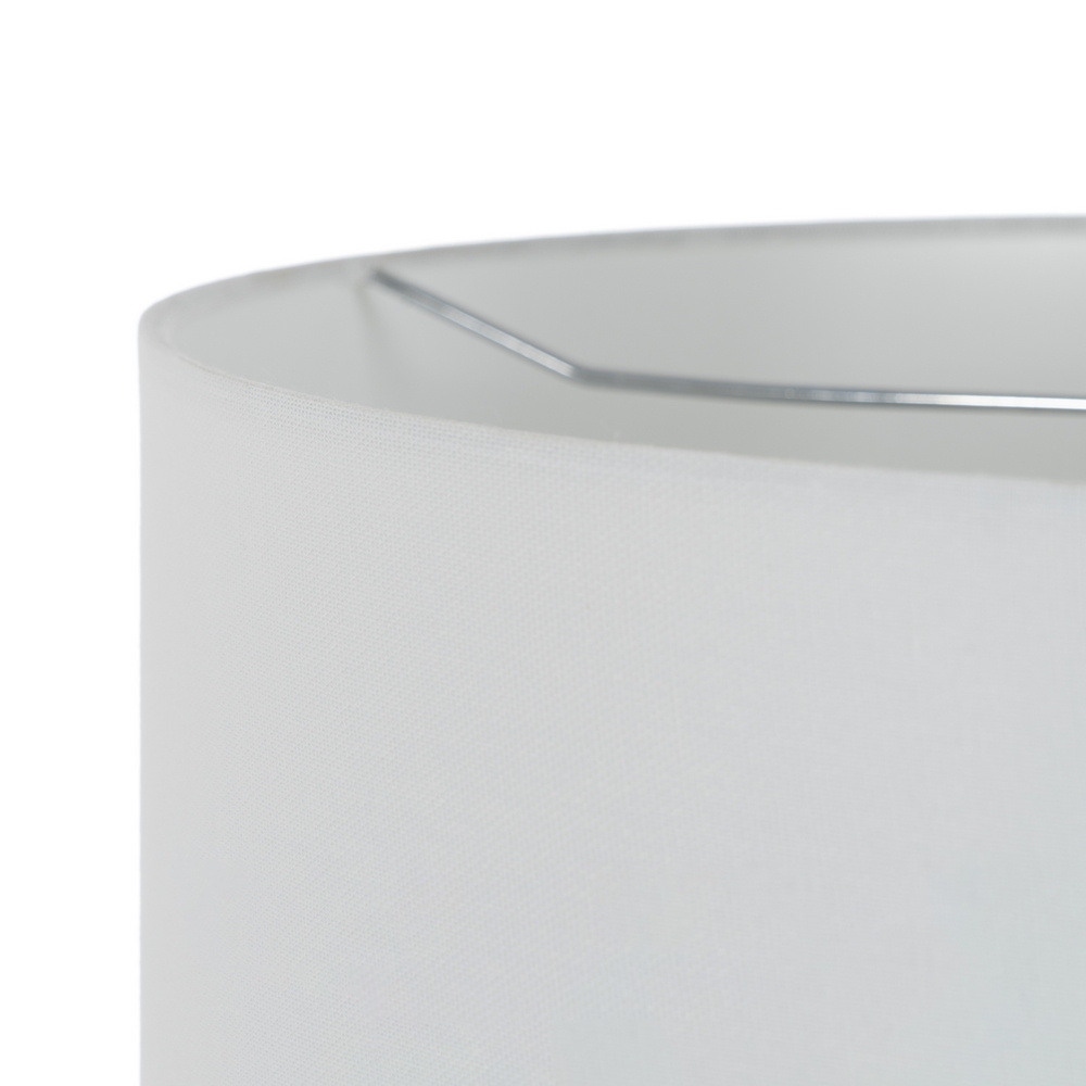 LÁMPARA MESA BLANCO-NEGRO 45 X 45 X 73 CM - Imagen 2