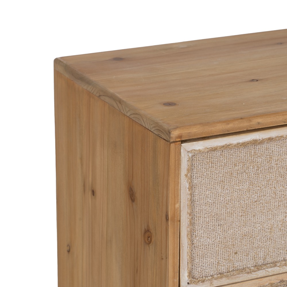 MESITA NATURAL DM-MADERA 46 X 37 X 76 CM - Imagen 4