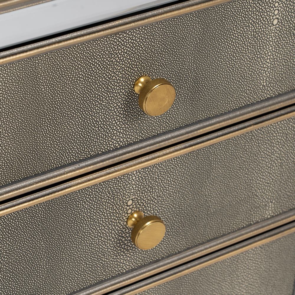 MESITA ESPEJO GRIS-PLATA DM-CRISTAL 51 X 41 X 51 CM - Imagen 6