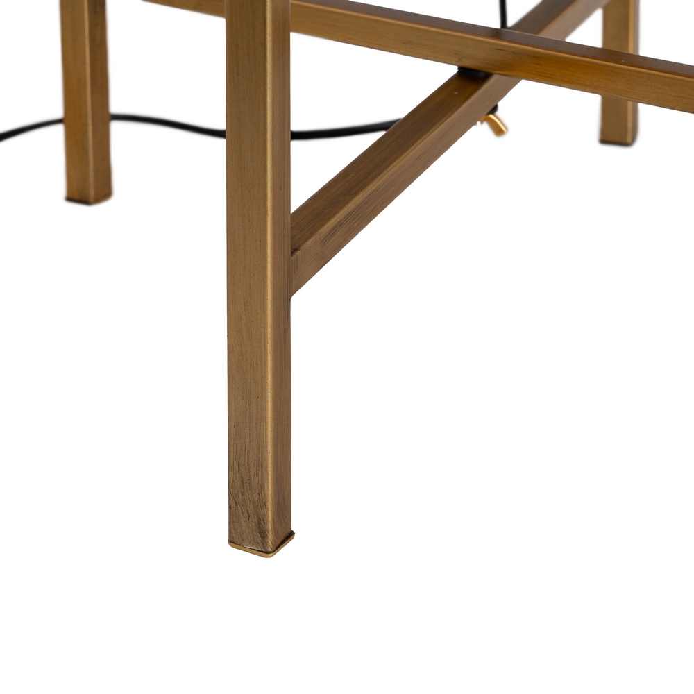 LÁMPARA MESA CRISTAL ILUMINACIÓN 39 X 39 X 73 CM - Imagen 6