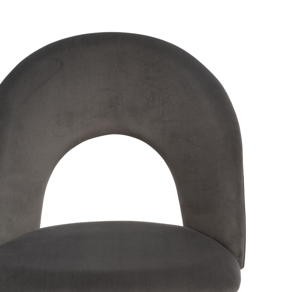 SILLA TAUPE TEJIDO-METAL CONTRACT 49 X 60 X 81 CM - Imagen 5