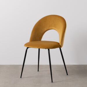 SILLA OCRE TEJIDO-METAL CONTRACT 49 X 60 X 81 CM