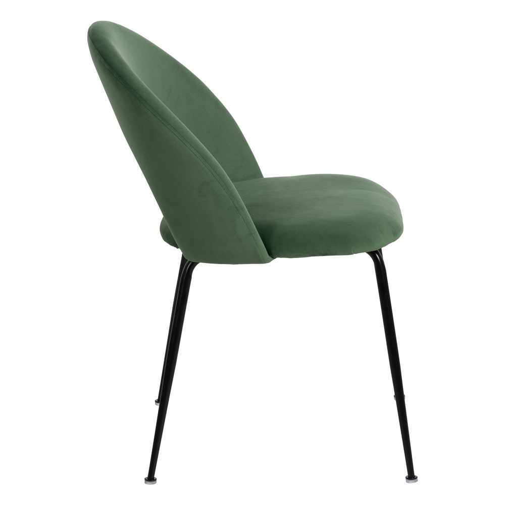 SILLA VERDE TEJIDO-METAL CONTRACT 49 X 60 X 81 CM - Imagen 3