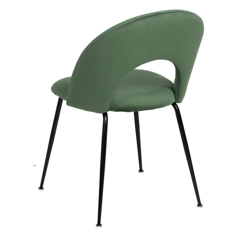 SILLA VERDE TEJIDO-METAL CONTRACT 49 X 60 X 81 CM - Imagen 4