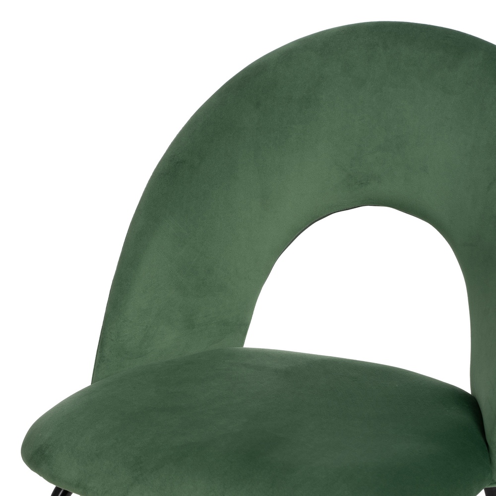 SILLA VERDE TEJIDO-METAL CONTRACT 49 X 60 X 81 CM - Imagen 6