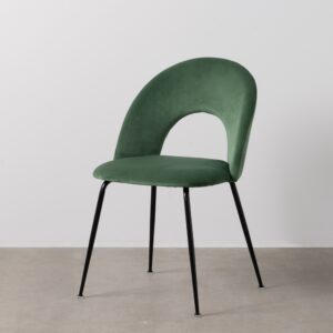 SILLA VERDE TEJIDO-METAL CONTRACT 49 X 60 X 81 CM
