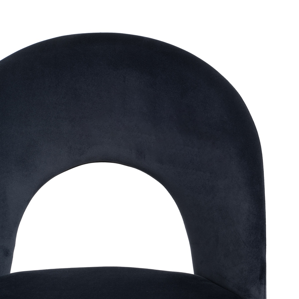 SILLA AZUL TEJIDO-METAL CONTRACT 49 X 60 X 81 CM - Imagen 5