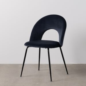 SILLA AZUL TEJIDO-METAL CONTRACT 49 X 60 X 81 CM