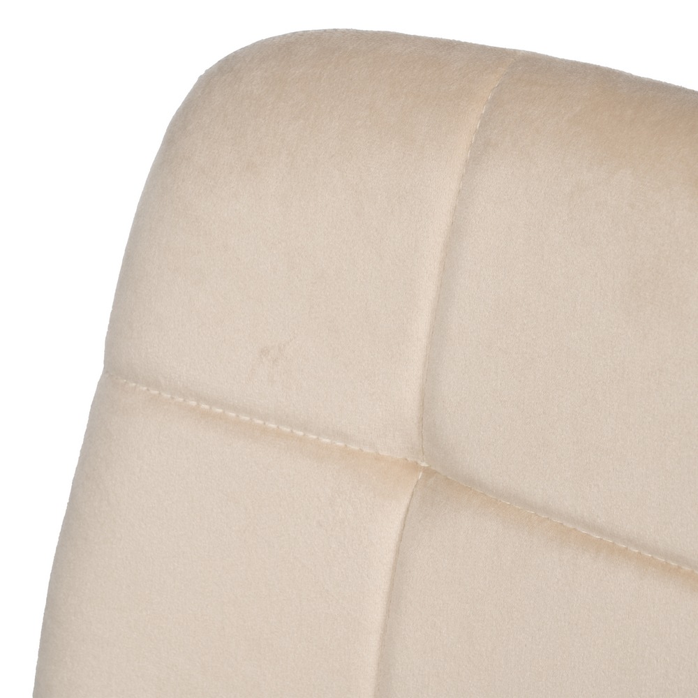 SILLA BEIGE TERCIOPELO CONTRACT 45 X 51 X 88,50 CM - Imagen 6