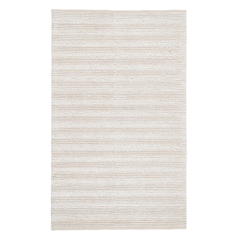 ALFOMBRA CREMA TEJIDO DECORACIÓN 250 X 350 CM