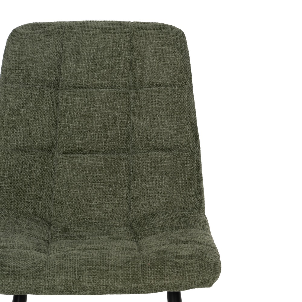 SILLA VERDE TEJIDO-METAL CONTRACT 44 X 42 X 89 CM - Imagen 5