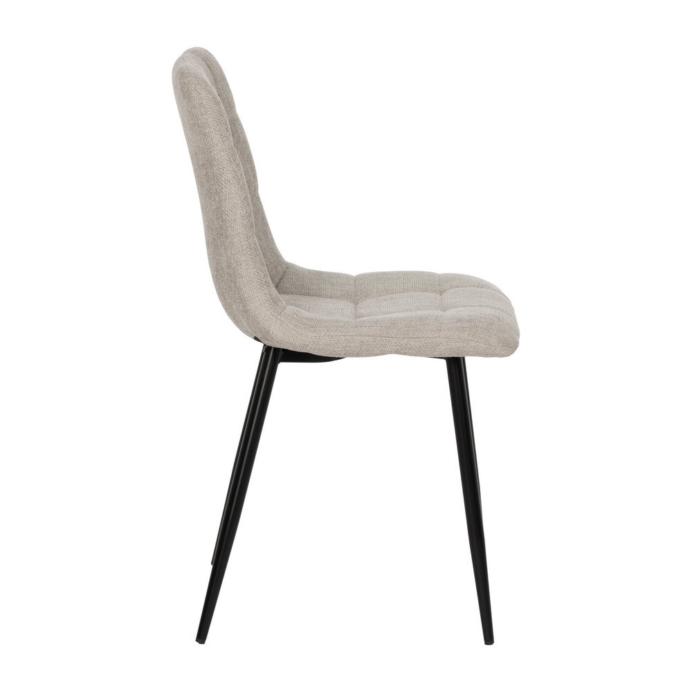 SILLA GRIS TEJIDO-METAL CONTRACT 44 X 42 X 89 CM - Imagen 3