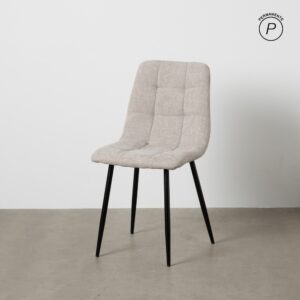 SILLA GRIS TEJIDO-METAL CONTRACT 44 X 42 X 89 CM