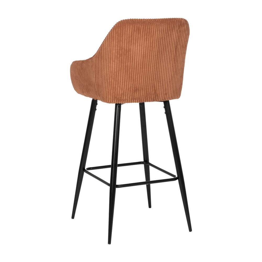 TABURETE TERRACOTA TEJIDO-METAL CONTRACT 54 X 41,50 X 109 CM - Imagen 4