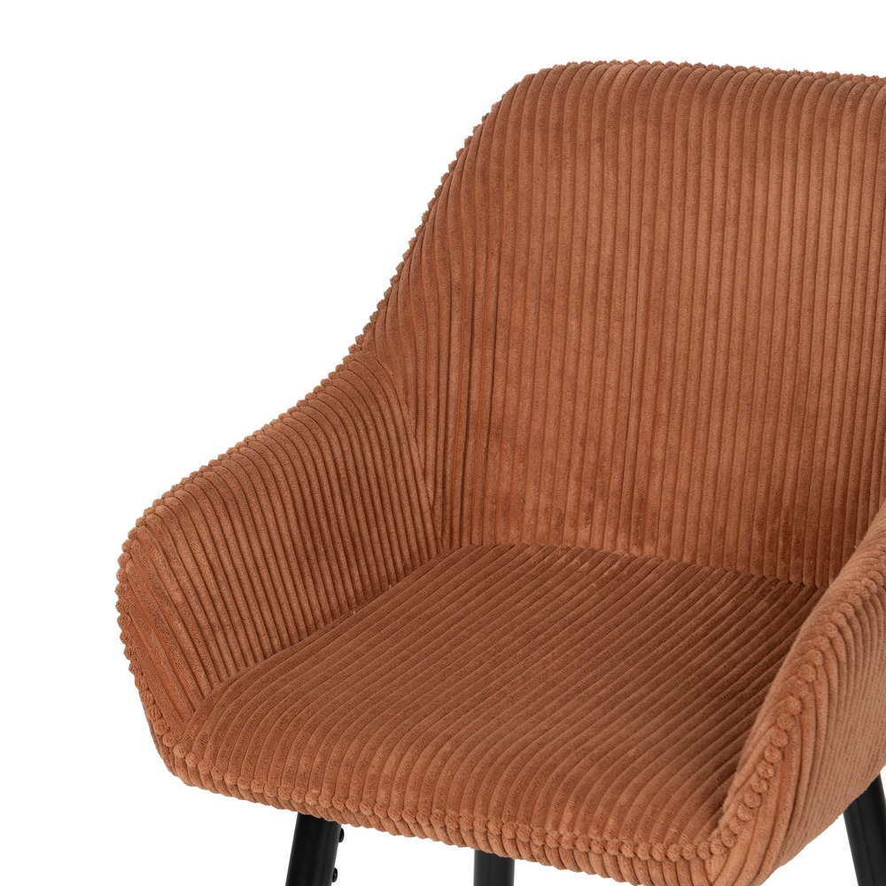 TABURETE TERRACOTA TEJIDO-METAL CONTRACT 54 X 41,50 X 109 CM - Imagen 6