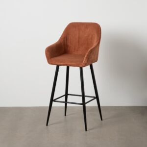 TABURETE TERRACOTA TEJIDO-METAL CONTRACT 54 X 41,50 X 109 CM