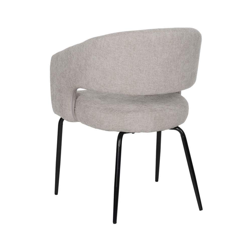 SILLA GRIS TEJIDO-METAL CONTRACT 57 X 56 X 81 CM - Imagen 4