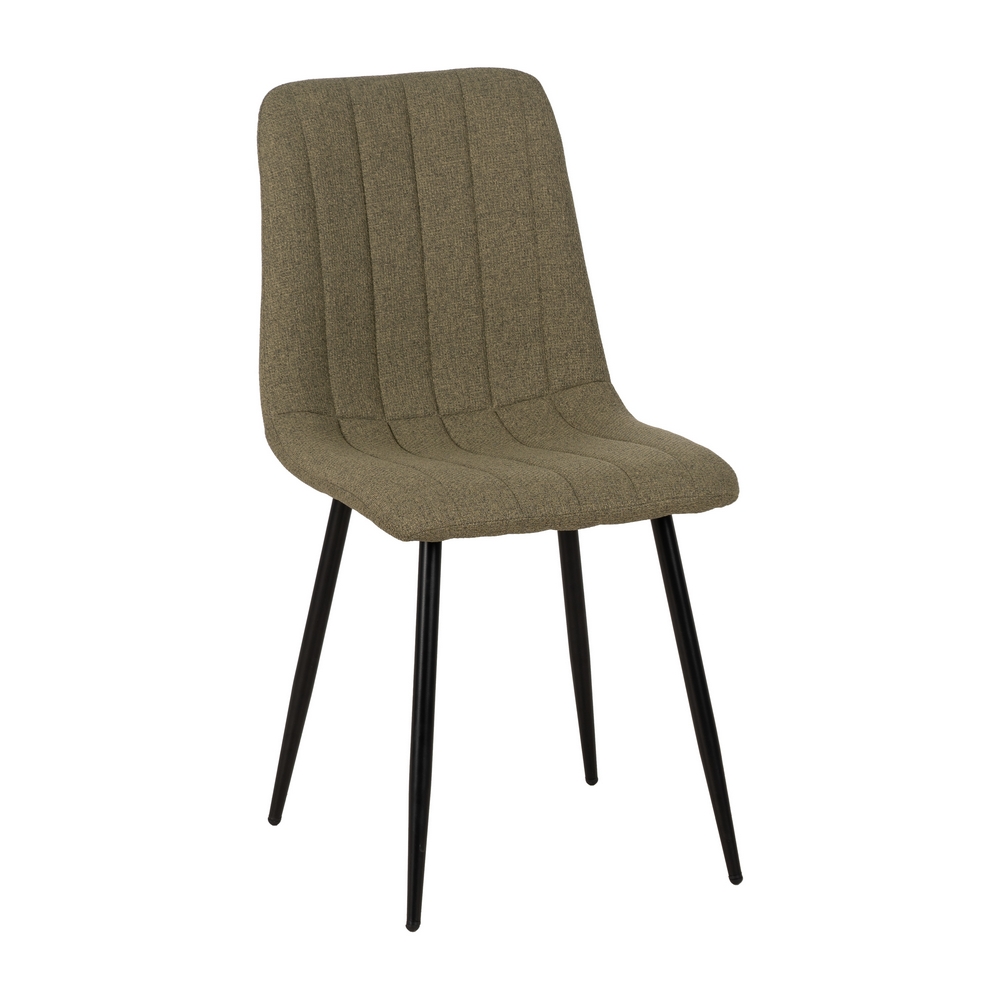 SILLA VERDE TEJIDO-METAL SALÓN 44 X 51 X 88 CM - Imagen 2