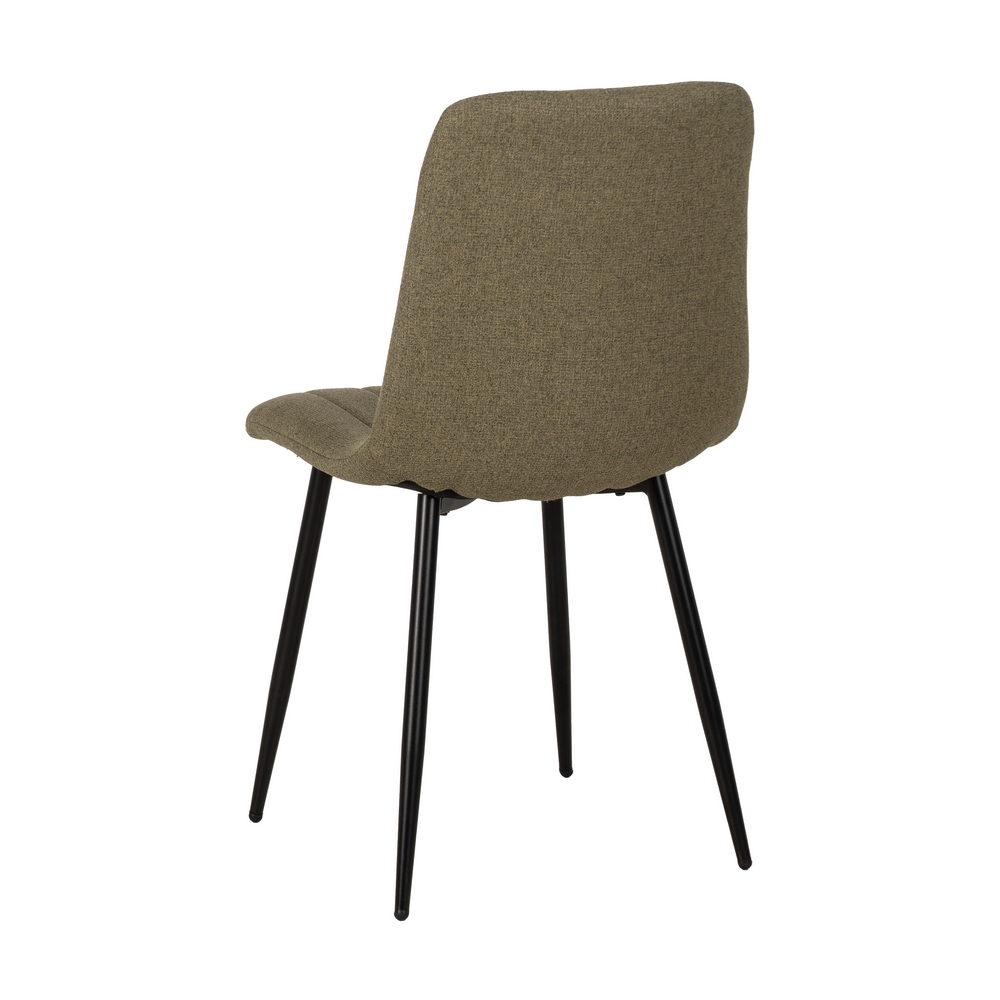 SILLA VERDE TEJIDO-METAL SALÓN 44 X 51 X 88 CM - Imagen 4