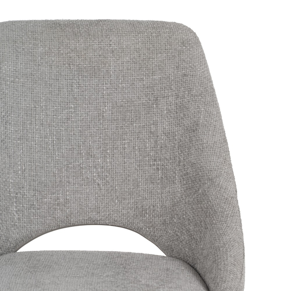 SILLA GRIS TEJIDO-METAL SALÓN 48 X 61 X 85 CM - Imagen 5