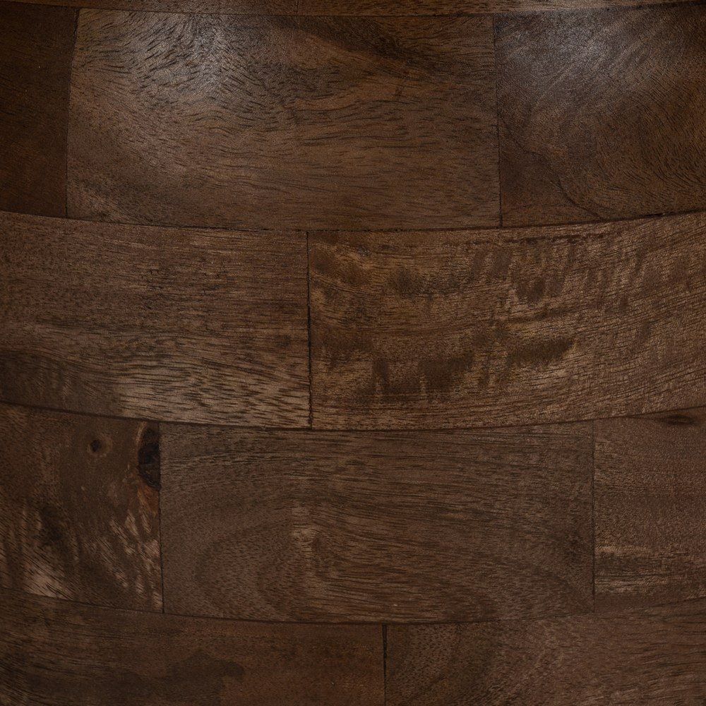 MESA CENTRO MIEL MADERA DE MANGO 80 X 80 X 35 CM - Imagen 5