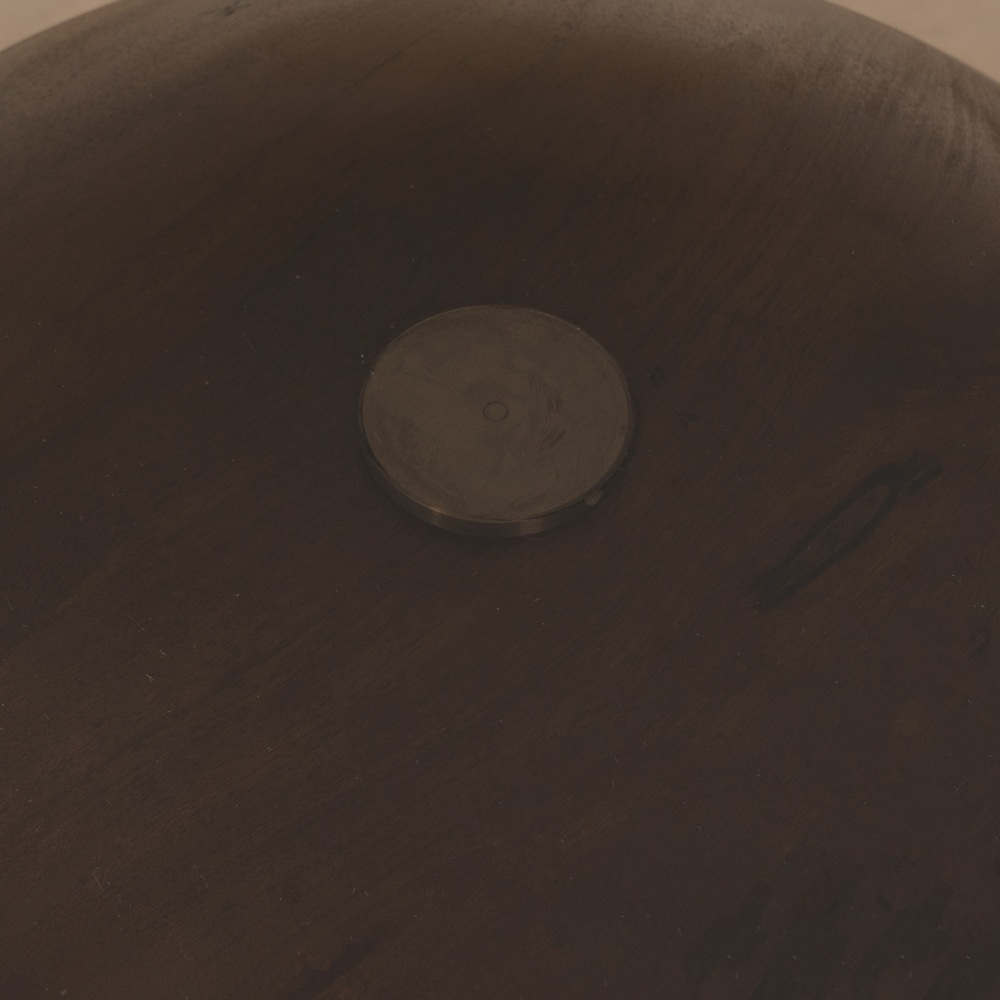 MESA CENTRO MIEL MADERA DE MANGO 80 X 80 X 35 CM - Imagen 6