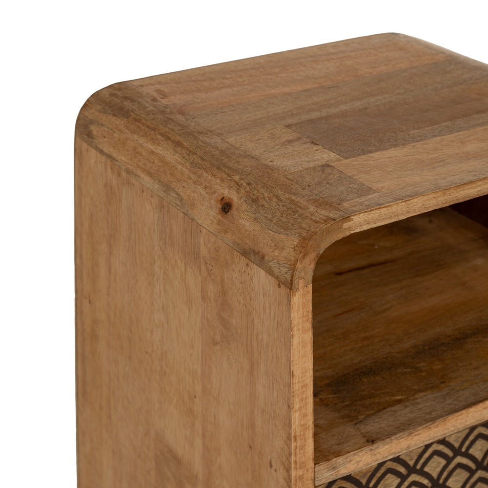 MESITA NATURAL MADERA DE MANGO 37 X 31 X 66 CM - Imagen 5