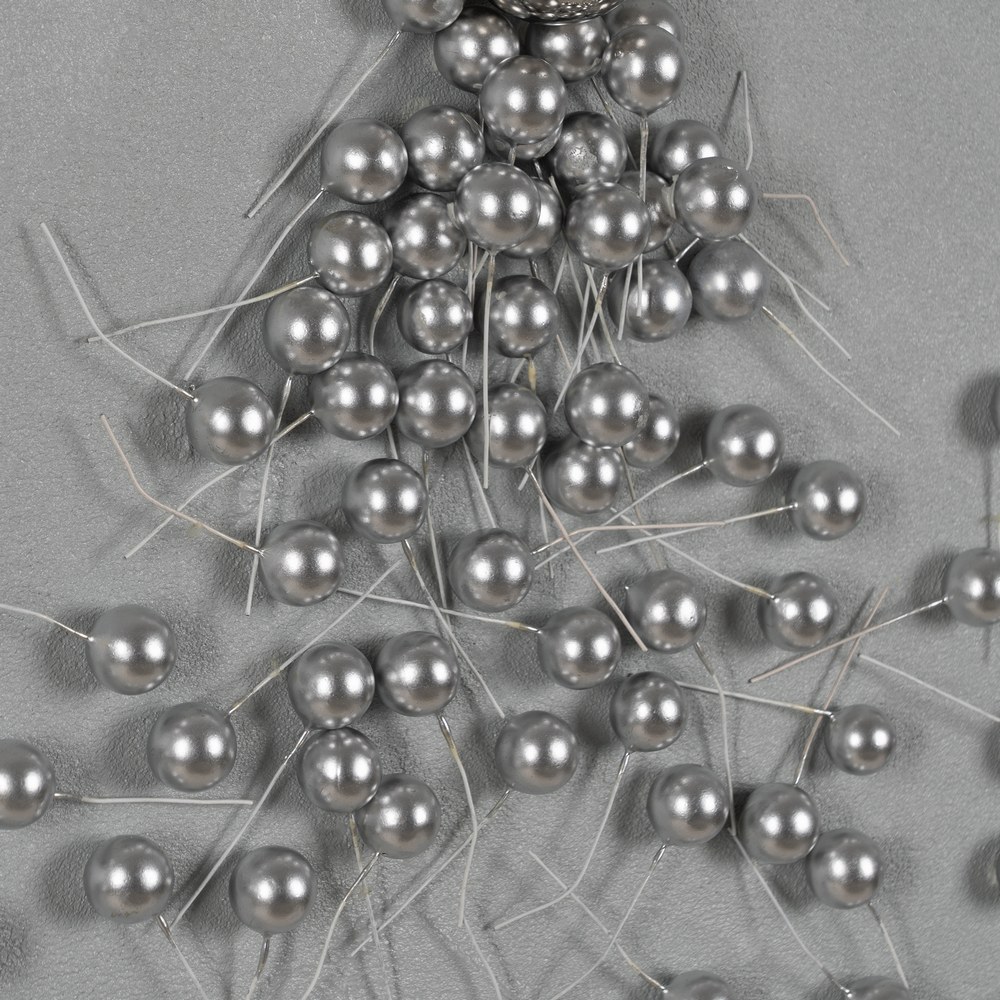 CUADRO ABSTRACTO BLANCO-PLATA 100 X 100 CM - Imagen 4