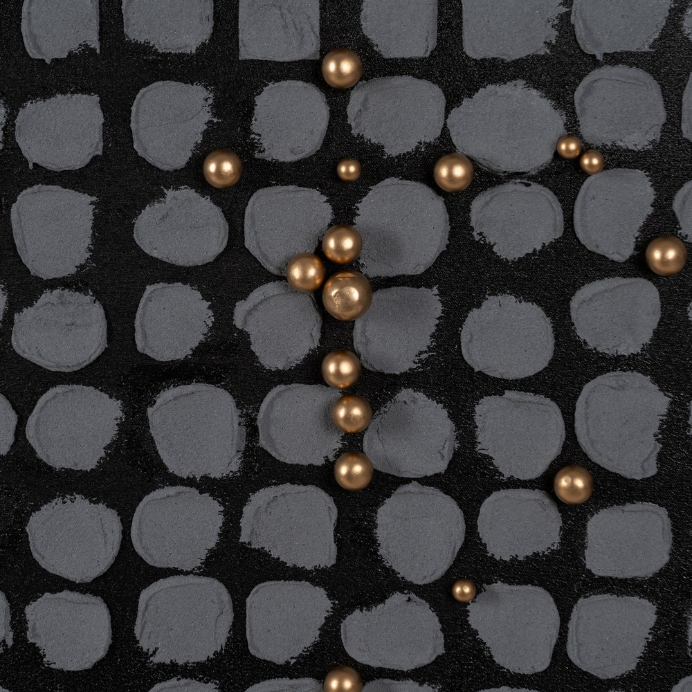 CUADRO ABSTRACTO NEGRO-GRIS PS - LIENZO 90 X 120 CM - Imagen 2