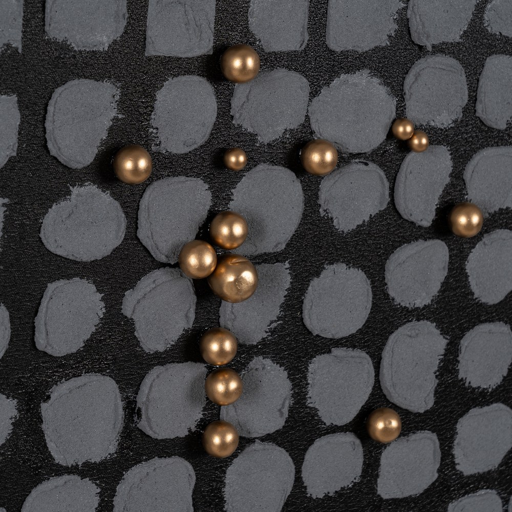 CUADRO ABSTRACTO NEGRO-GRIS PS - LIENZO 90 X 120 CM - Imagen 3