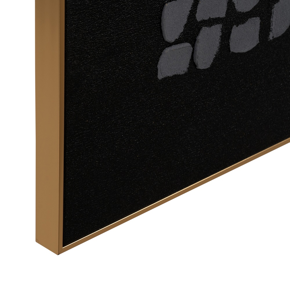 CUADRO ABSTRACTO NEGRO-GRIS PS - LIENZO 90 X 120 CM - Imagen 5