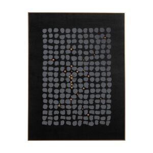 CUADRO ABSTRACTO NEGRO-GRIS PS - LIENZO 90 X 120 CM