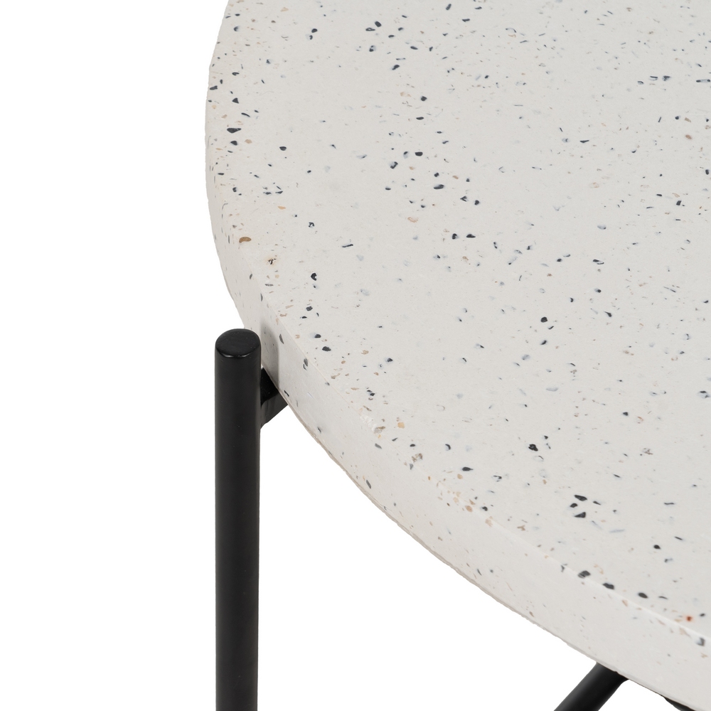 MESA CENTRO BEIGE-NEGRO MAGNESIO 68 X 68 X 44 CM - Imagen 3