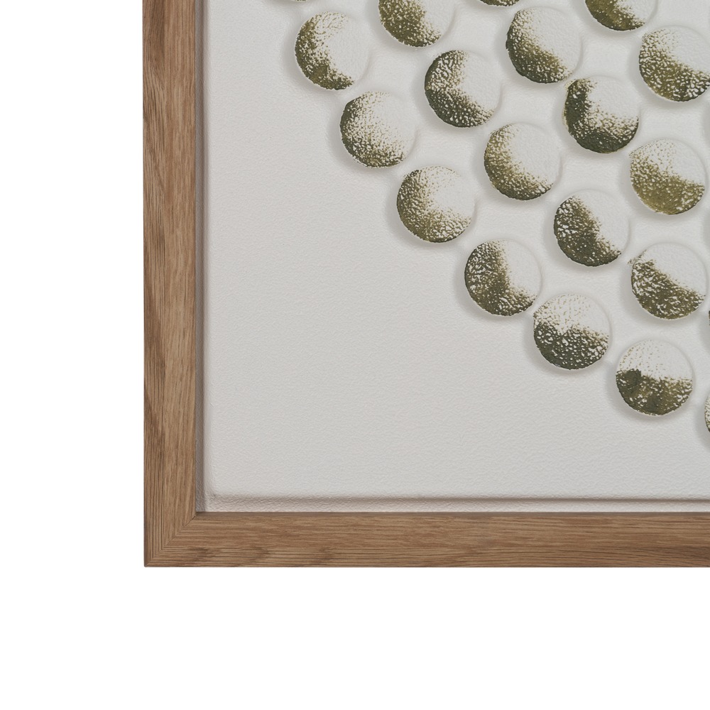 PINTURA RELIEVE MADERA DECORACIÓN 93 X 3 X 93 CM - Imagen 4